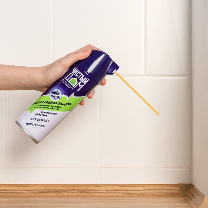 Аэрозоль от насекомых «Чистый дом» супер, универсальный, 400 мл