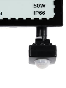 Прожектор светодиодный, 50 Вт, 4000 Лм, 6500К, Датчик движения, IP66