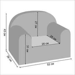 Мягкая игрушка-кресло ZABIAKA «Лиса»