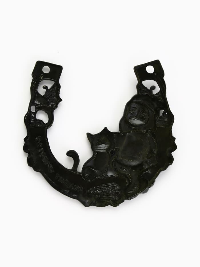 Подкова домовой «Здесь живёт счастье», 7×7 см