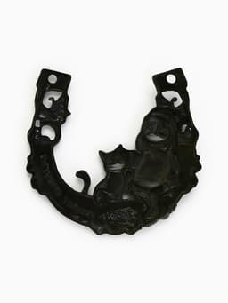 Подкова домовой «Здесь живёт счастье», 7×7 см