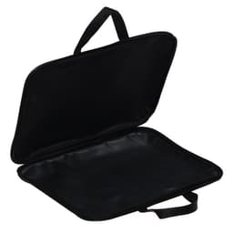 Папка с ручками текстильная А4, 350×270×20 мм, Calligrata «Офис», нейлон 600D, двуцветный кант, чёрная