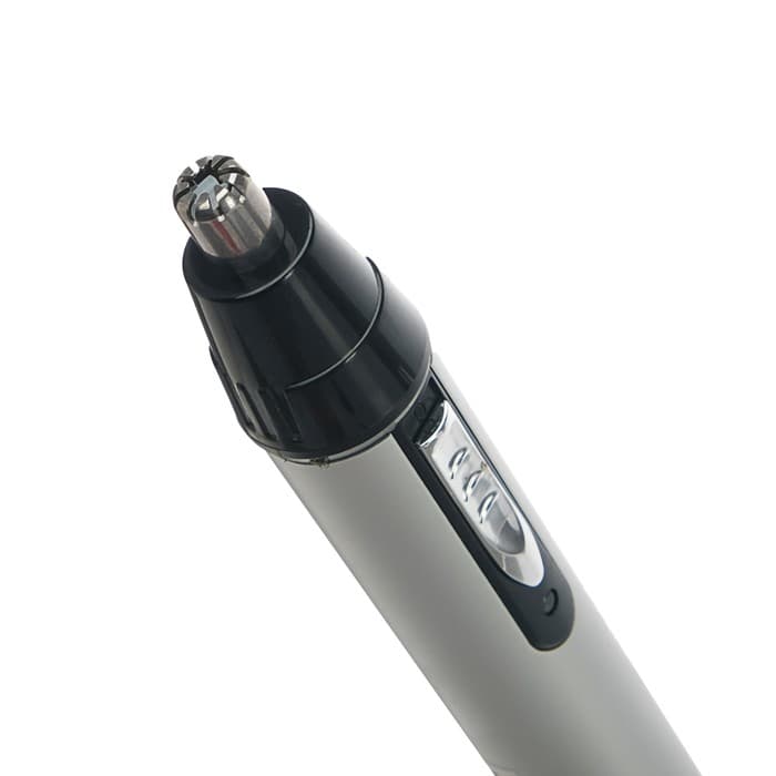 Триммер для волос Luazon LTRI-09, для носа/ушей, 2 насадки, АКБ, серый