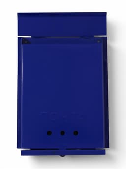 Ящик почтовый без замка (с петлёй), вертикальный, «Почта», синий