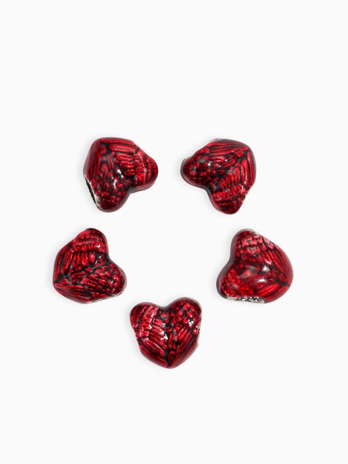 Шарм талисман «Сердце», красный