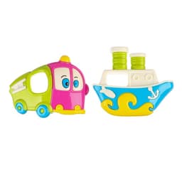 Погремушки Крошка Я «Машинка и Кораблик», 2 шт., МИКС