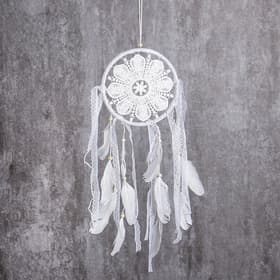 Ловец снов амулет с кружевом «Свобода», d=16 см, длина 43 см