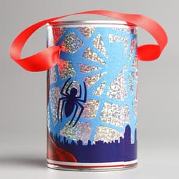 Копилка с голографией, 7.8 см × 7.8 см × 12 см «Спайдер-мен»