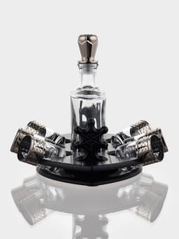 Мини-бар «Фрегат. Скандинавия», 8 предметов: барная стойка, графин, стопки 6 шт., 500/50 мл