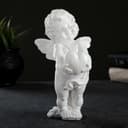 Фигура гипс «Ангелочек с сердцем», 10×17 см