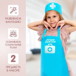 Игровой набор с фартуком и колпаком «Лучший доктор»