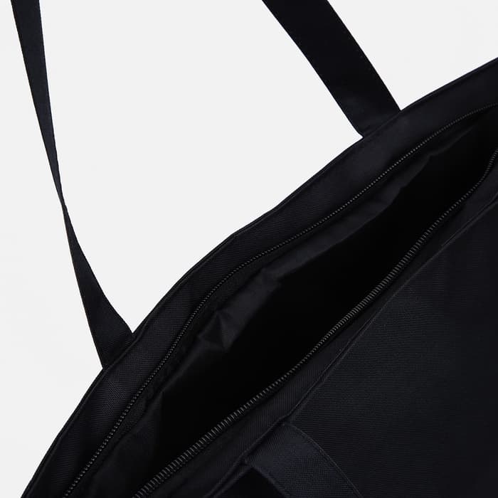 Сумка - шоппер «Франция», на молнии, с подкладкой, 42×9×32 см, чёрный