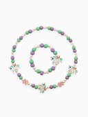 Набор детских украшений Выбражулька «Единорог», 2 предмета: бусы, браслет, разноцветный