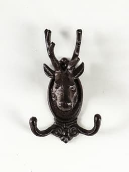 Настенные крючки декоративные «Олень», чугун, 19.5×11.5×6 см
