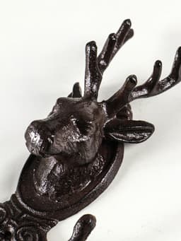 Настенные крючки декоративные «Олень», чугун, 19.5×11.5×6 см