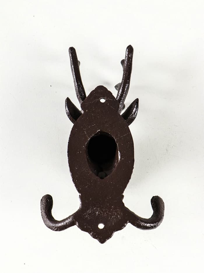 Настенные крючки декоративные «Олень», чугун, 19.5×11.5×6 см