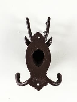 Настенные крючки декоративные «Олень», чугун, 19.5×11.5×6 см