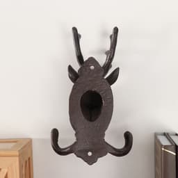 Настенные крючки декоративные «Олень», чугун, 19.5×11.5×6 см