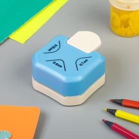 Дырокол фигурный для углов 3 в1, R=4/R=7/R=10 мм, 3.5×6.3×7.4 см