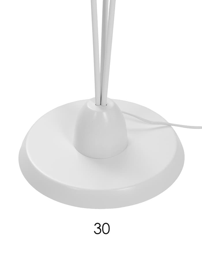 Торшер напольный BayerLux «Лепесток», 3×15 Вт, E27, белый, 28×28×153 см