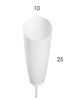 Торшер напольный BayerLux «Лепесток», 3×15 Вт, E27, белый, 28×28×153 см