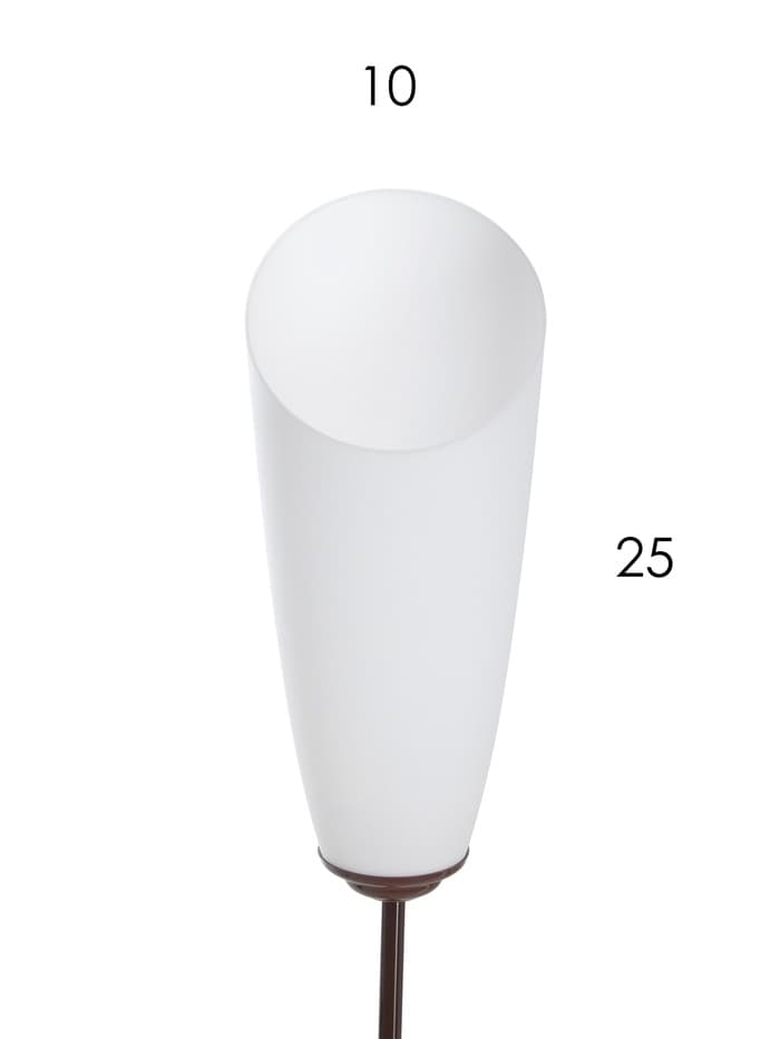 Торшер напольный BayerLux «Лепесток», 3×15 Вт, E27, коричневый, 28×28×153 см