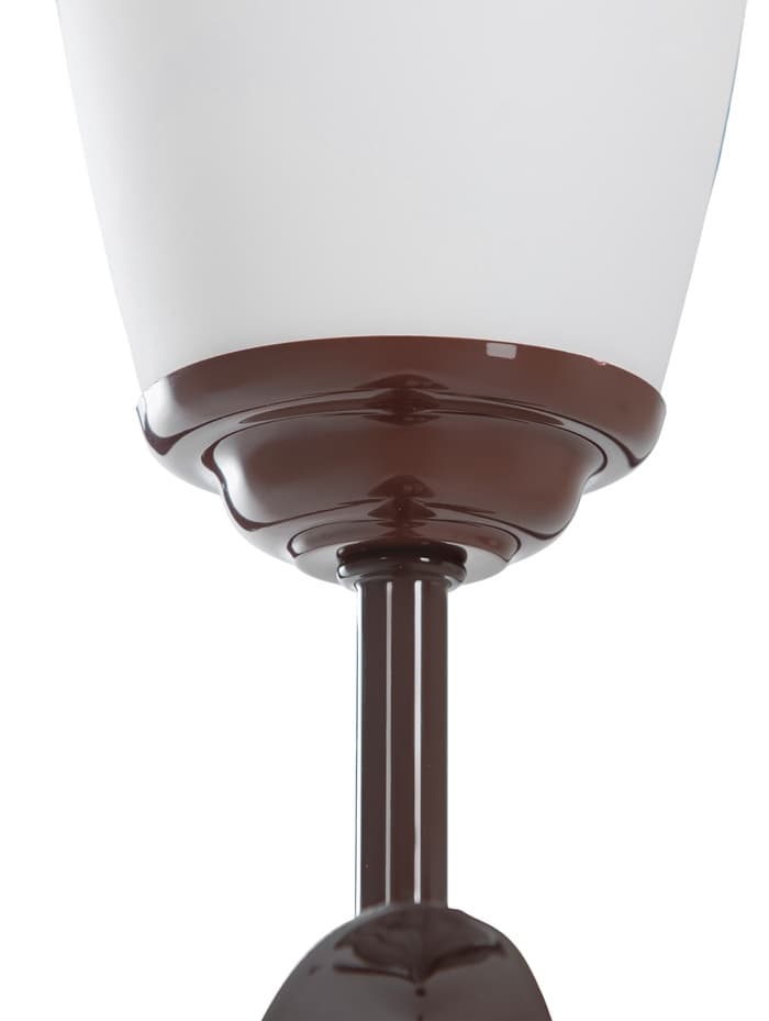 Торшер напольный BayerLux «Лепесток», 3×15 Вт, E27, коричневый, 28×28×153 см