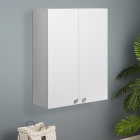 Шкаф навесной для ванной комнаты «Клик Мебель. Пронто», 2 полки, 600×240×800 мм, цвет белый