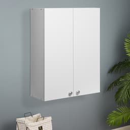 Шкаф навесной для ванной комнаты «Клик Мебель. Пронто», 2 полки, 600×240×800 мм, цвет белый