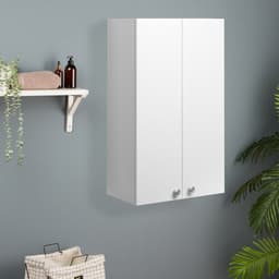 Шкаф навесной для ванной комнаты «Клик Мебель. Пронто», 2 полки, 480×240×800 мм, цвет белый