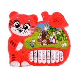 Музыкальная игрушка-пианино ZABIAKA «Забавные мелодии», звуковые эффекты, работает от батареек