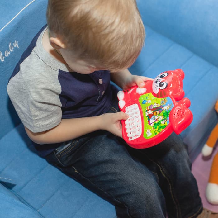 Музыкальная игрушка-пианино ZABIAKA «Забавные мелодии», звуковые эффекты, работает от батареек