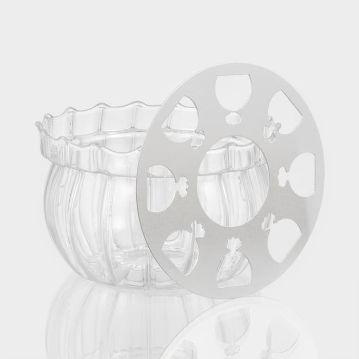 Подставка-подогрев под чайник Magistro «Диана», 12.5×8 см, стекло