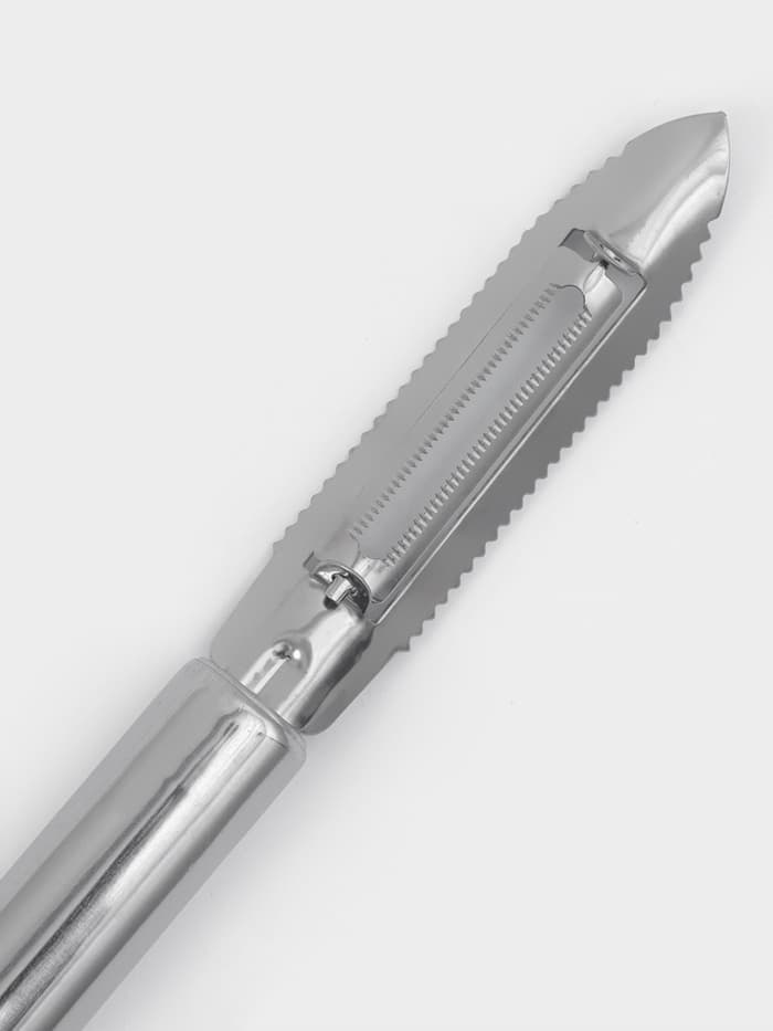 Овощечистка Доляна «Металлик», 21 см