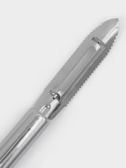 Овощечистка Доляна «Металлик», 21 см