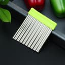 Нож для фигурной резки Доляна «Гребень», 10×9 см, зелёный