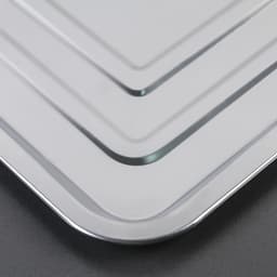 Противень, 39.5×29.5 см, нержавеющая сталь, серебристый