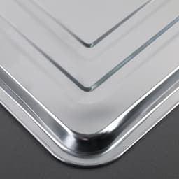 Противень, 39.5×29.5 см, нержавеющая сталь, серебристый