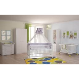 Кровать детская Polini kids Simple 101, белая
