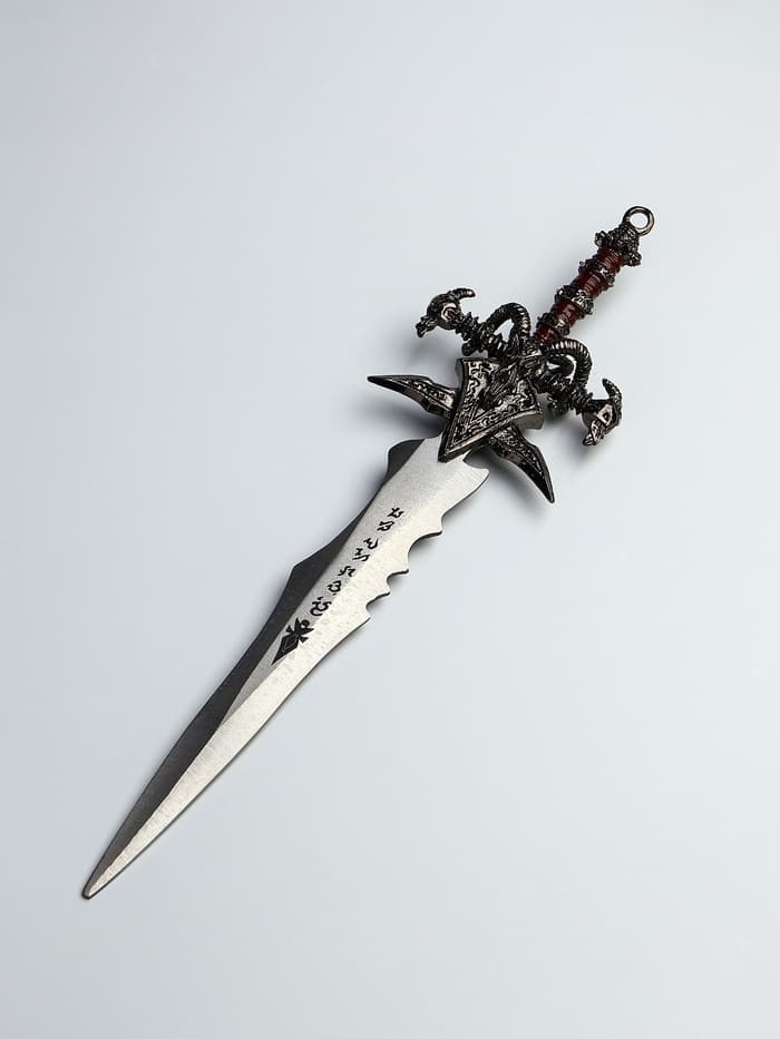 Макет оружия «Сувенирный меч на подставке. Остриё», подарочный набор, 8.5×3.5×27 см