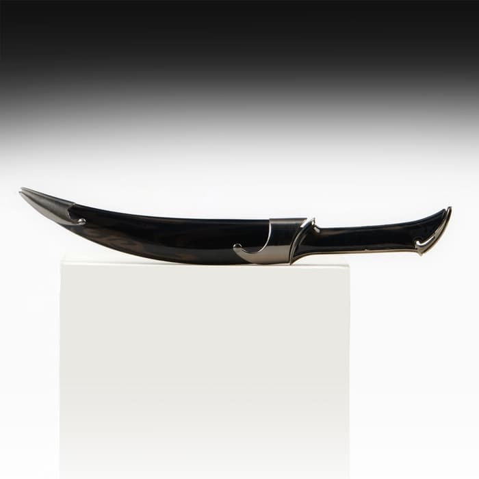 Макет оружия «Сувенирный нож. Узор», чёрный в чехле, пластик, 28 см