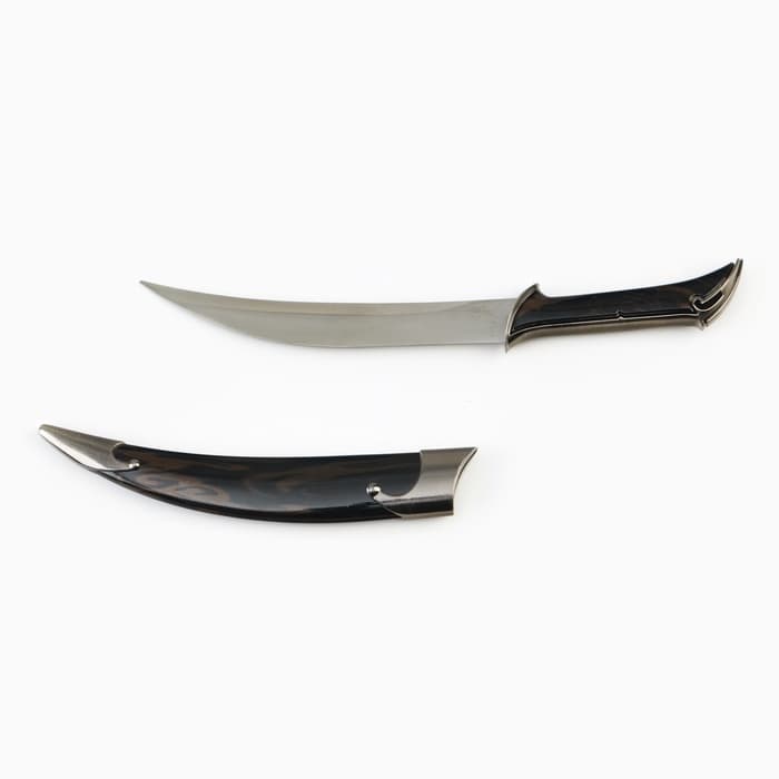 Макет оружия «Сувенирный нож. Узор», чёрный в чехле, пластик, 28 см