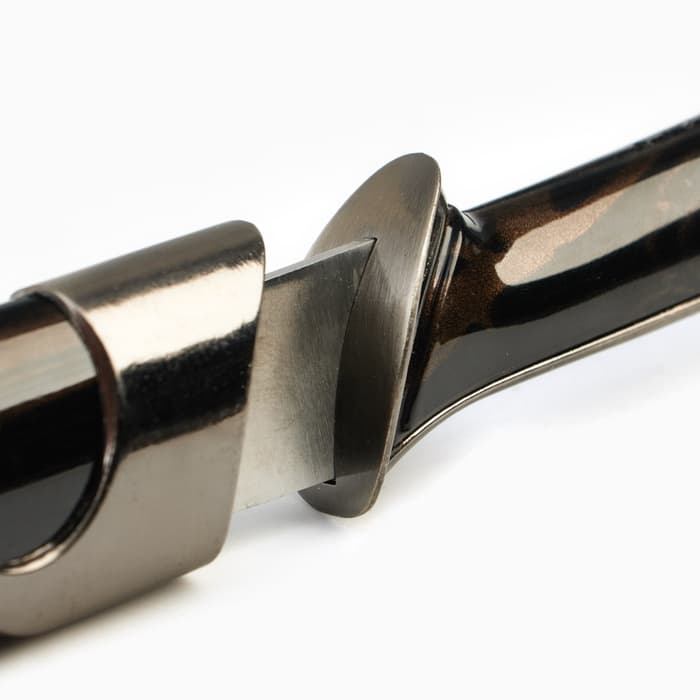 Макет оружия «Сувенирный нож. Узор», чёрный в чехле, пластик, 28 см