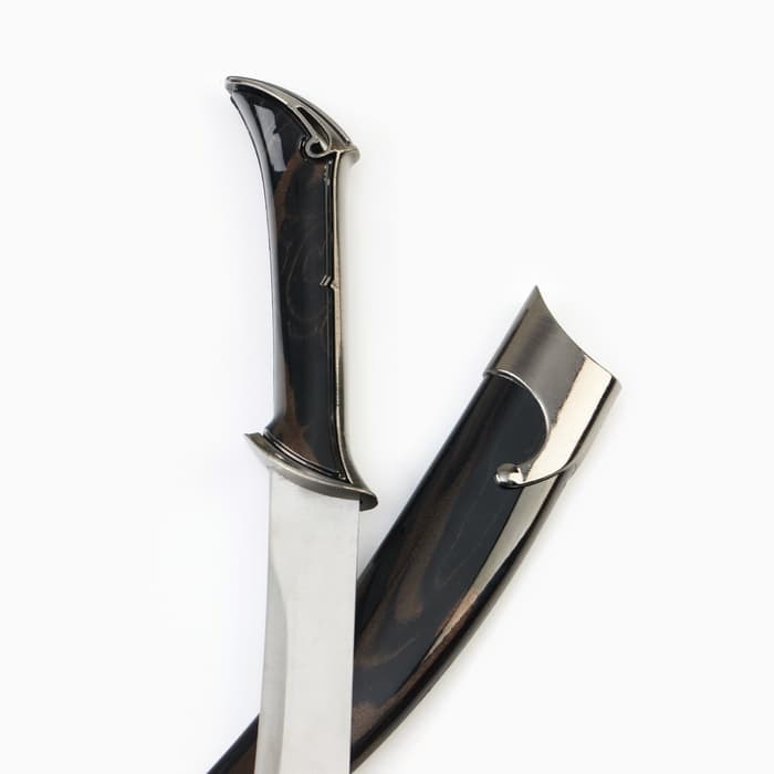 Макет оружия «Сувенирный нож. Узор», чёрный в чехле, пластик, 28 см