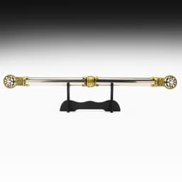 Макет оружия «Сувенирный кинжал на подставке 2в1. Лотос», подарочный набор, рукоять под голографию, 59 см