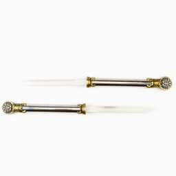 Макет оружия «Сувенирный кинжал на подставке 2в1. Лотос», подарочный набор, рукоять под голографию, 59 см