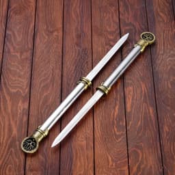 Макет оружия «Сувенирный кинжал на подставке 2в1. Лотос», подарочный набор, рукоять под голографию, 59 см