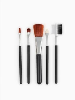 Набор кистей для макияжа, 5 шт., чёрный