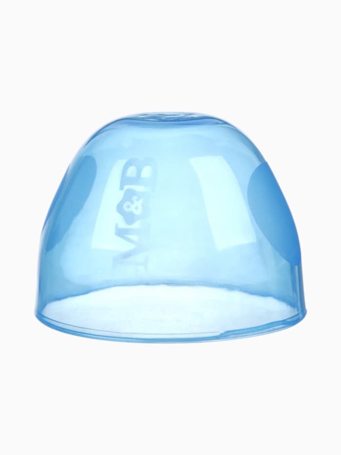 Поильник детский M&B «Джентльмен» с твёрдым носиком, от 9 мес., 140 мл., с ручками, голубой