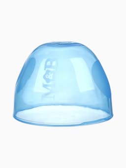 Поильник детский M&B «Джентльмен» с твёрдым носиком, от 9 мес., 140 мл., с ручками, голубой